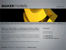 Tablet Screenshot of maker-models.net